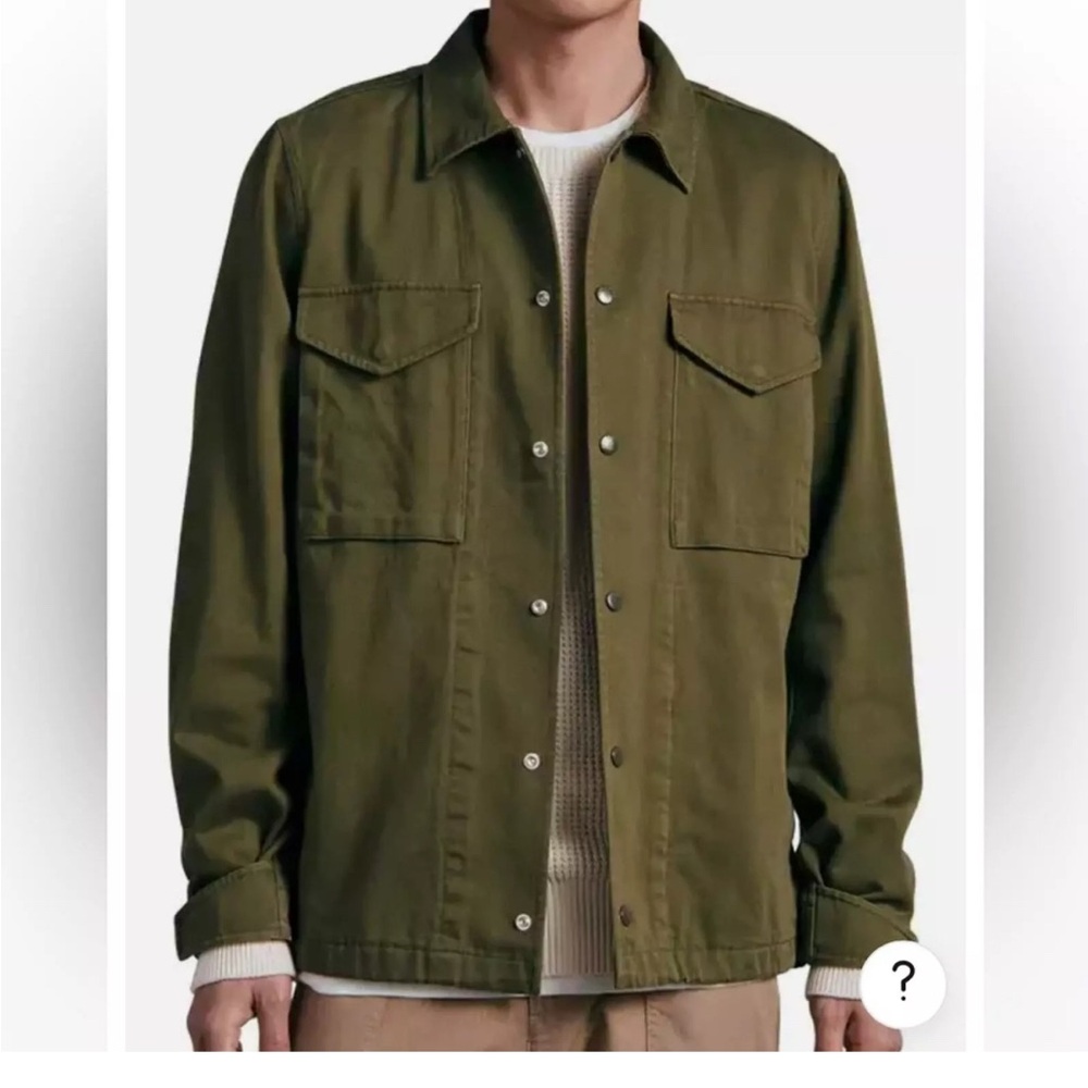rag & bone Green Lightweight Shirt Jacket